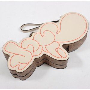 COACH X MINT + SERF box Bag Clutch in signature canvas turnlock top Limited Edt